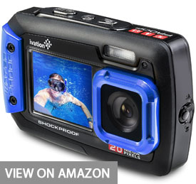 Ivation 20MP Underwater Shockproof Digital Camera